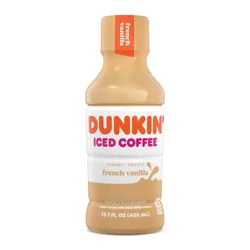 Dunkin' Donuts RTD Dunkin Donuts French Vanilla - 13.7 fl oz Bottle