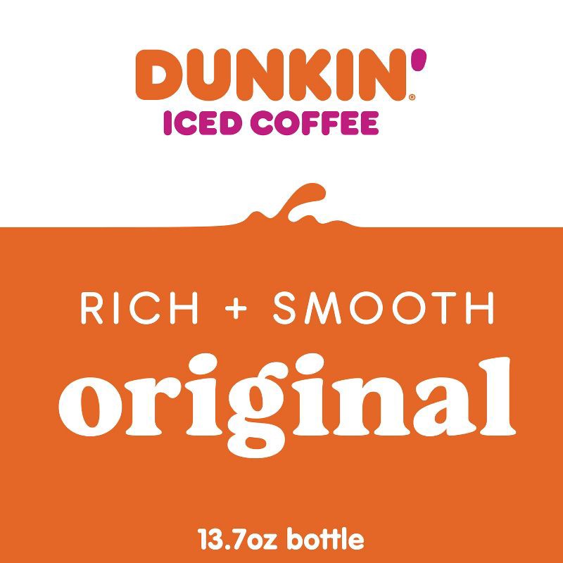 slide 3 of 9, Dunkin' Donuts RTD Dunkin Donuts Original - 13.7 fl oz Bottle, 13.7 fl oz