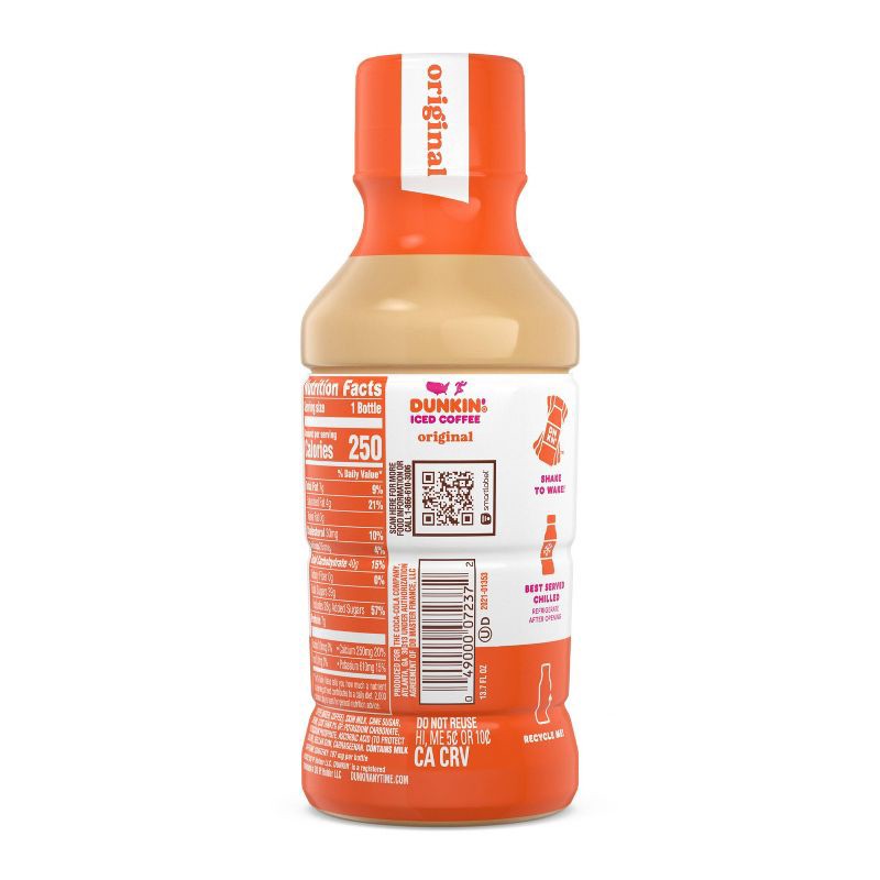 slide 9 of 10, Dunkin' Donuts RTD Dunkin Donuts Original - 13.7 fl oz Bottle, 13.7 fl oz