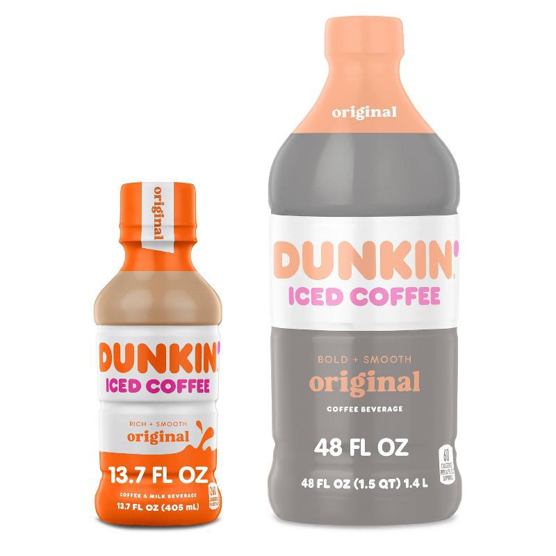 slide 10 of 10, Dunkin' Donuts RTD Dunkin Donuts Original - 13.7 fl oz Bottle, 13.7 fl oz