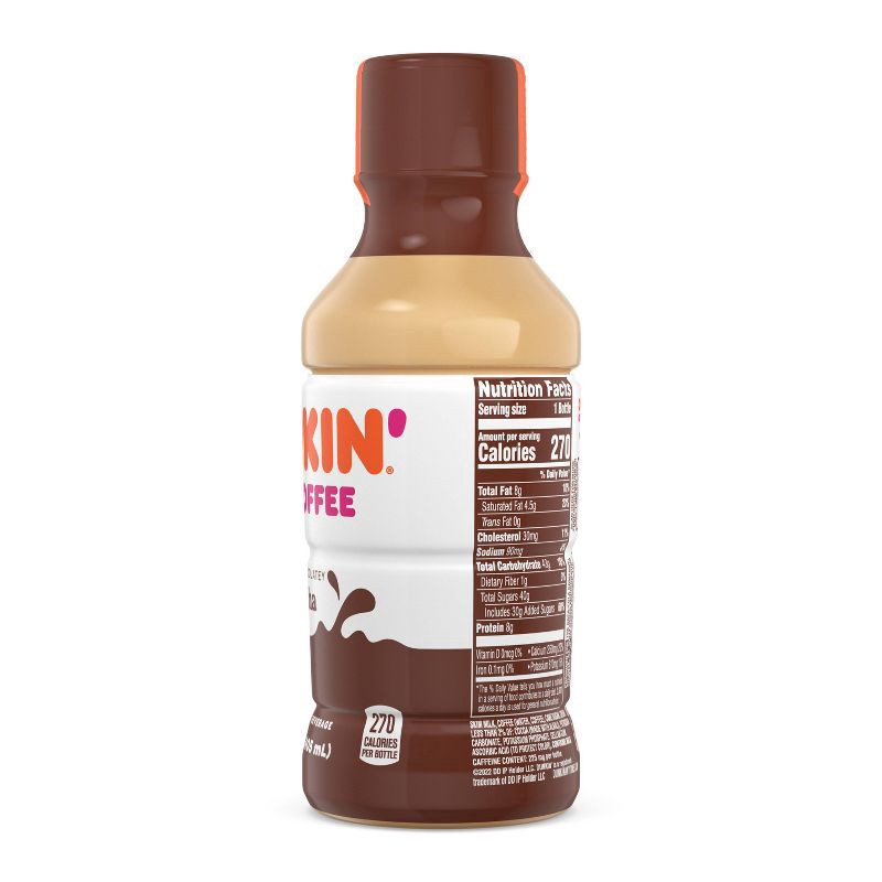 slide 6 of 8, Dunkin' Donuts RTD Dunkin Donuts Mocha - 13.7 fl oz Bottle, 13.7 fl oz