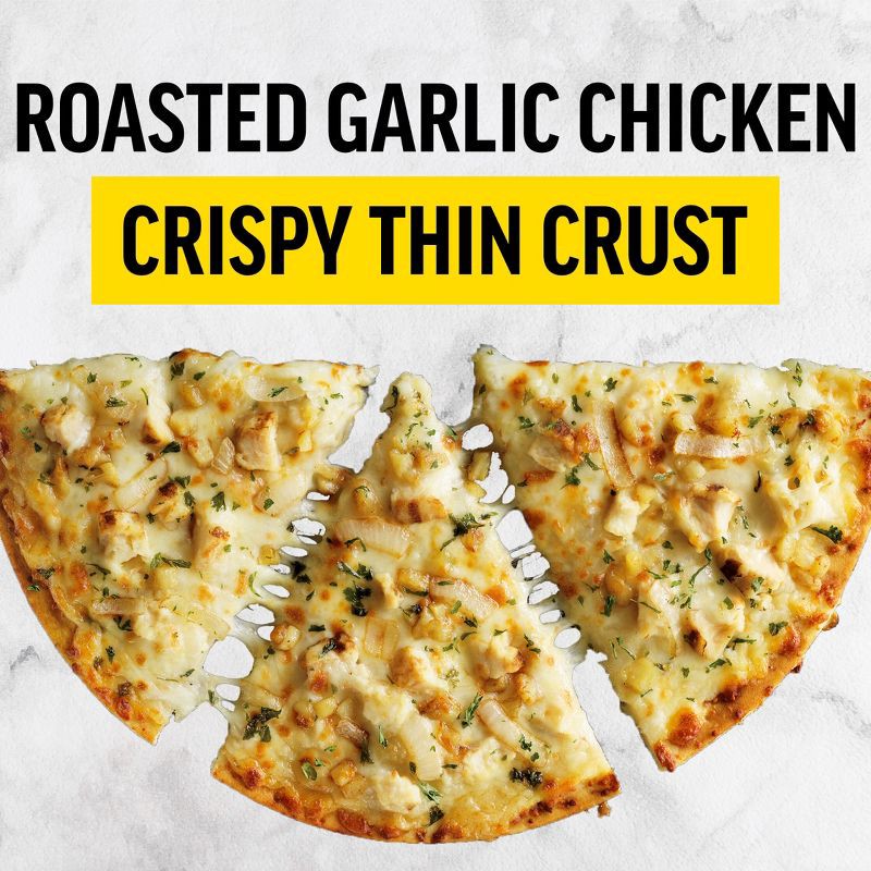 slide 3 of 10, California Pizza Kitchen Garlic Chicken Frozen Thin Crust Pizza - 13.5oz, 13.5 oz