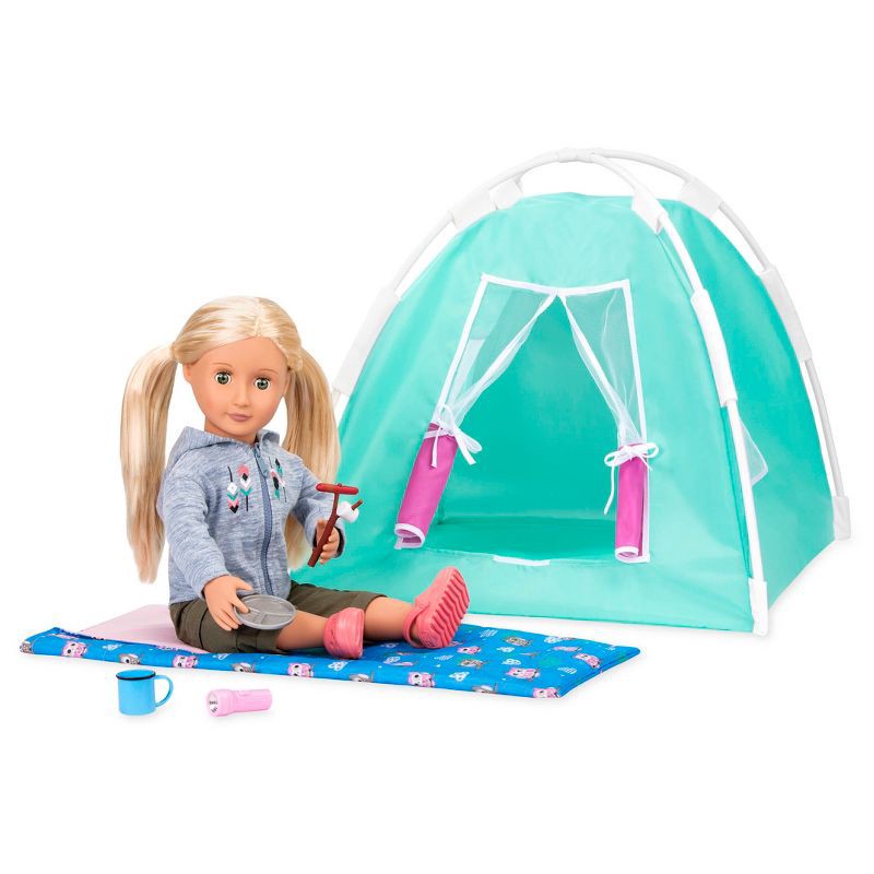 slide 3 of 6, Our Generation Camping Accessory Set for 18" Dolls - Happy Camper, 1 ct