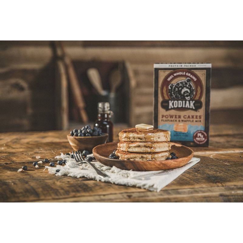 slide 2 of 6, Kodiak Cakes Kodiak Protein-Packed Flapjack & Waffle Mix Almond Poppyseed - 18oz, 18 oz