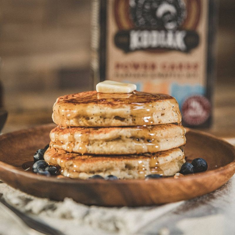 slide 5 of 6, Kodiak Cakes Kodiak Protein-Packed Flapjack & Waffle Mix Almond Poppyseed - 18oz, 18 oz