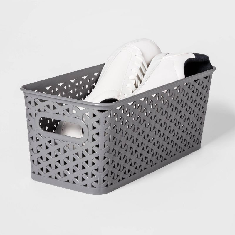 Y-weave Medium Decorative Storage Basket White - Brightroom™ : Target