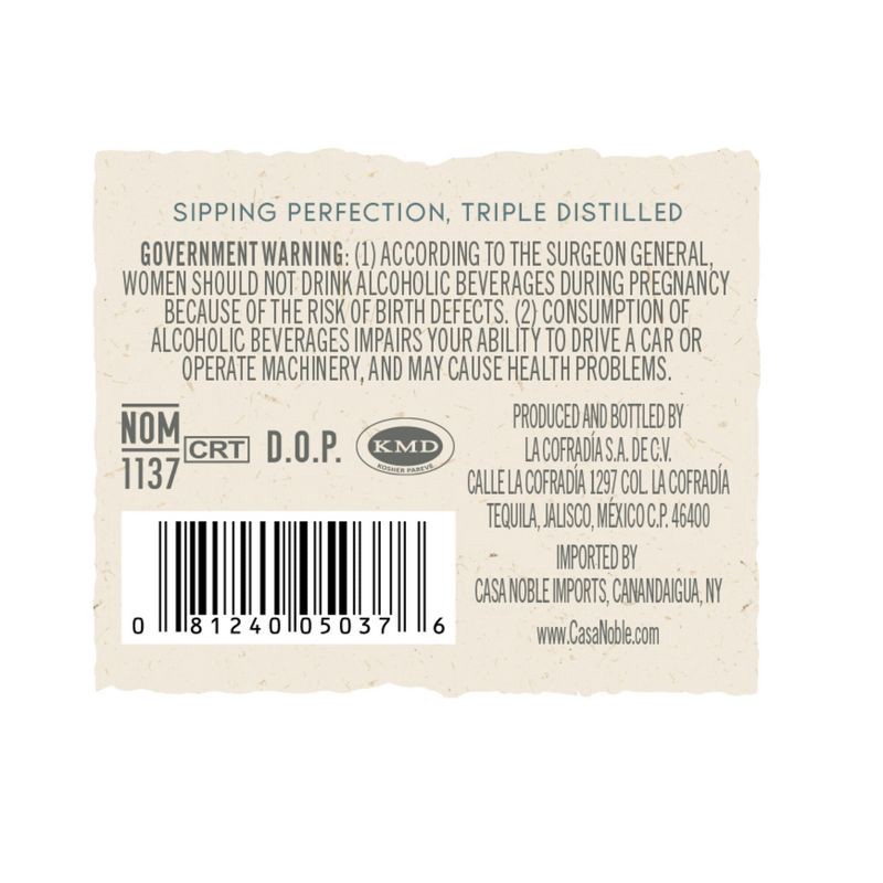 slide 11 of 11, Casa Noble Tequila Casa Noble Blanco Tequila - 750ml Bottle, 750 ml