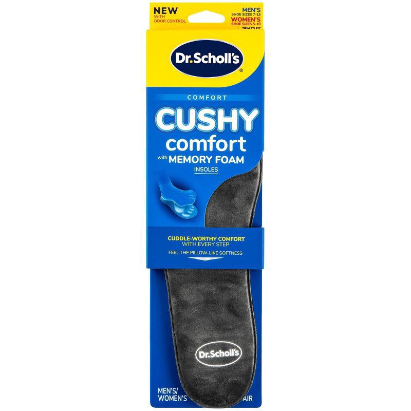 slide 1 of 12, Dr. Scholl's Cushy Comfort Insole - Unisex, 1 ct