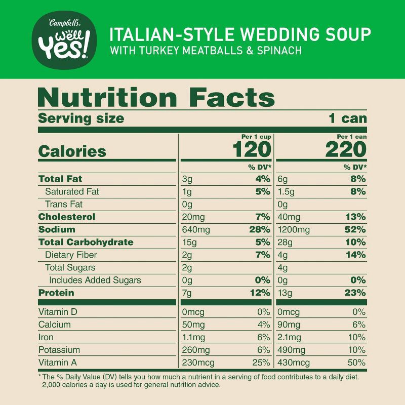 slide 7 of 10, Campbell's Well Yes! Italian-Style Wedding Soup - 16.1oz, 16.1 oz