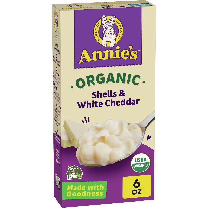 slide 11 of 11, Annie's Organic Shells & White Cheddar Mac and Cheese - 6oz, 6 oz