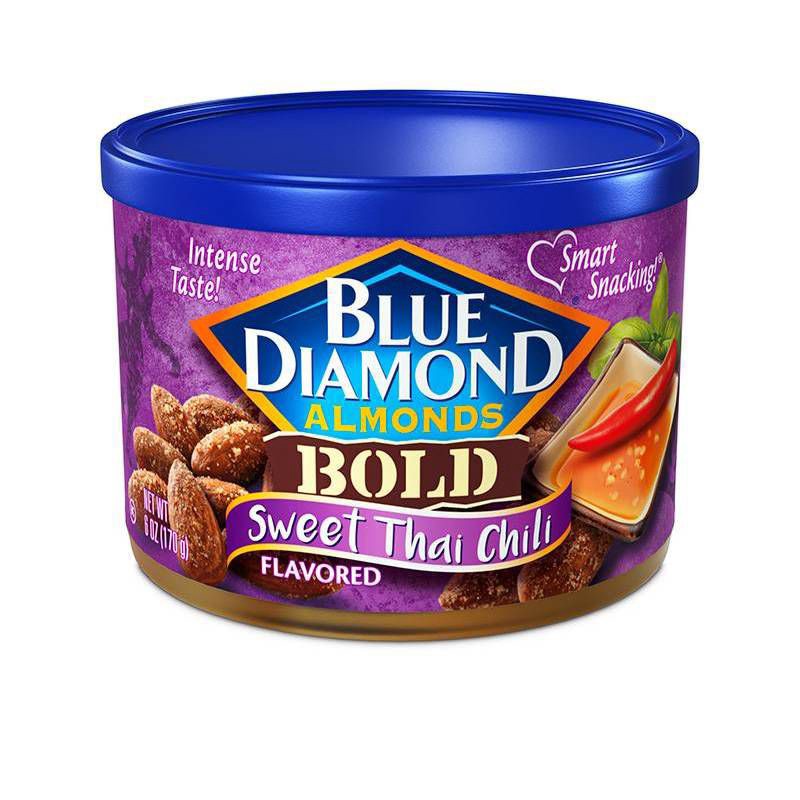 slide 1 of 3, Blue Diamond Almonds Blue Diamond Sweet Thai Chili Almonds - 6oz, 6 oz