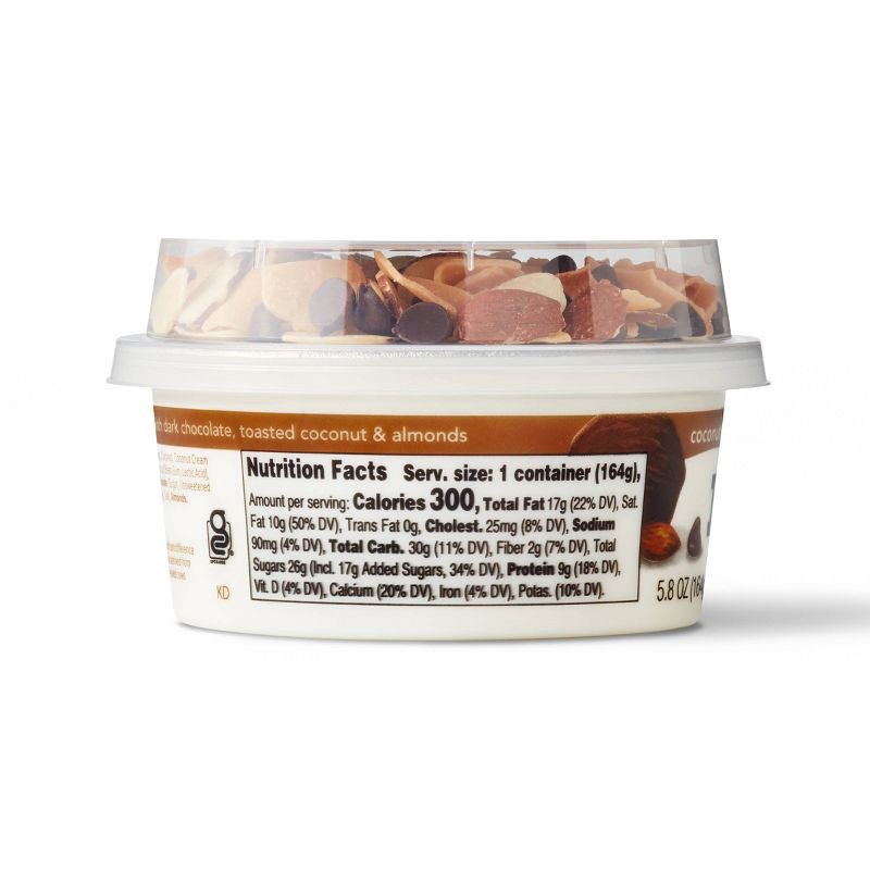 slide 2 of 6, Noosa Mates Coconut Almond Chocolate Yogurt - 5.8oz, 5.8 oz