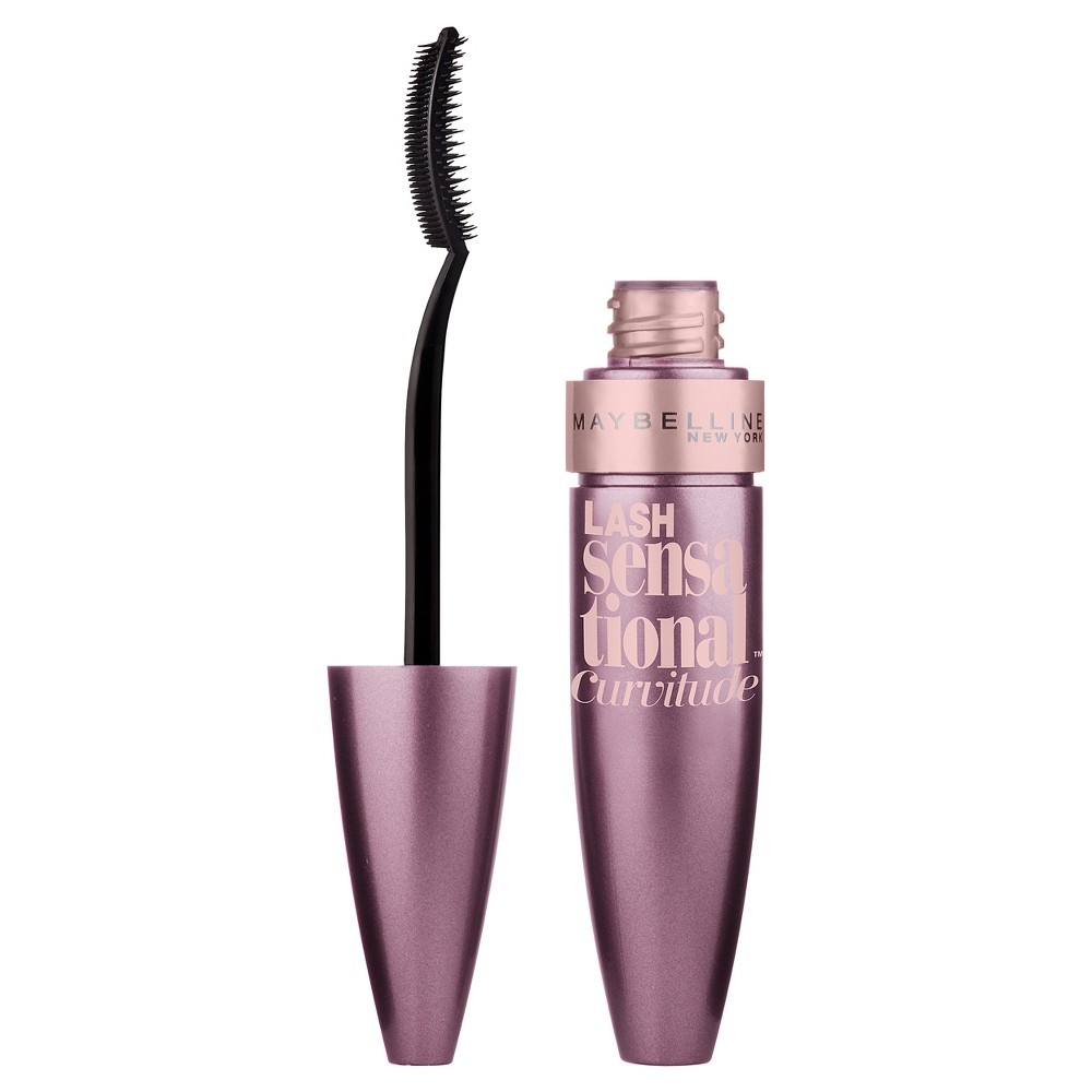 slide 3 of 4, Maybelline Lash Sensational Curvitude Mascara - 710 Blackest Black Washable - 0.33oz, 0.33 fl oz