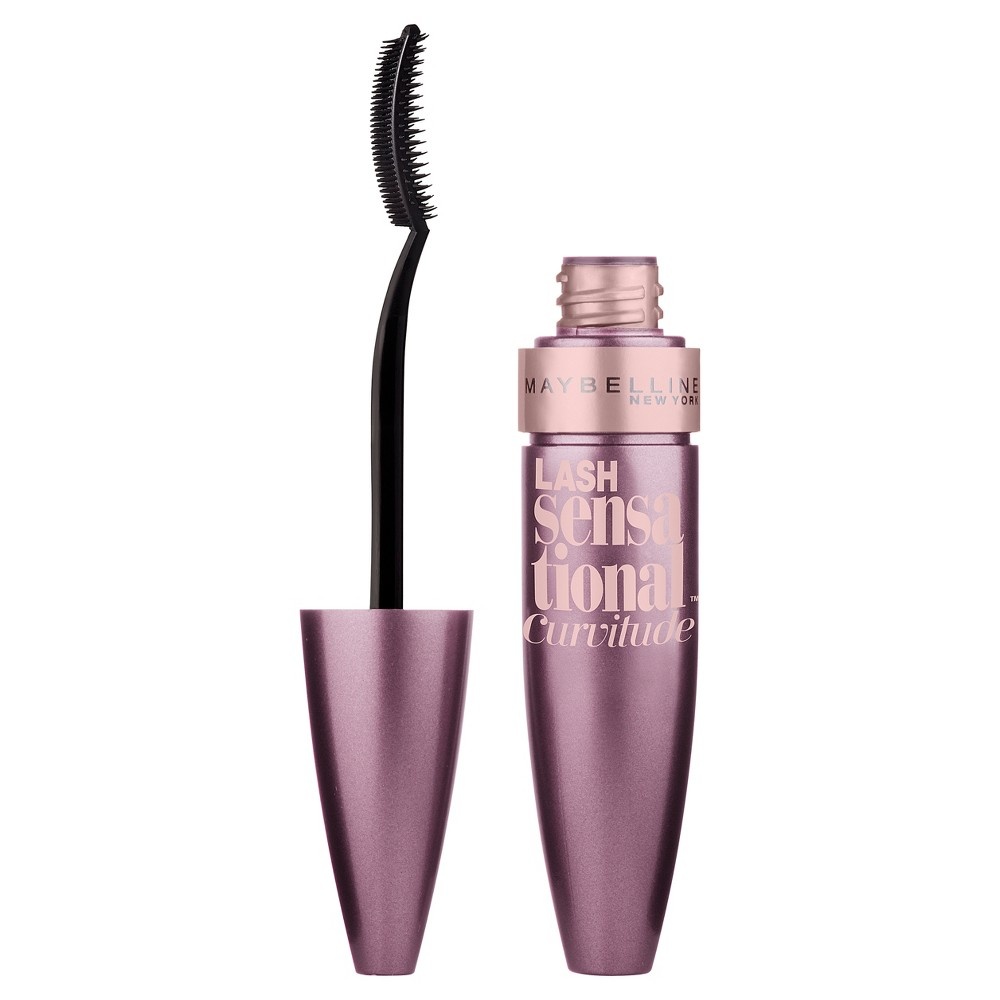 slide 4 of 4, Maybelline Lash Sensational Curvitude Mascara - 710 Blackest Black Washable - 0.33oz, 0.33 fl oz