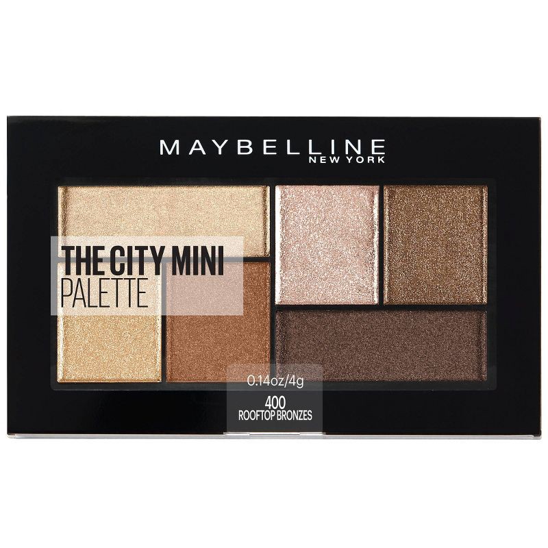 slide 1 of 6, Maybelline City Mini Eyeshadow Palette - 410 Rooftop Bronzes - 0.14oz, 0.14 oz