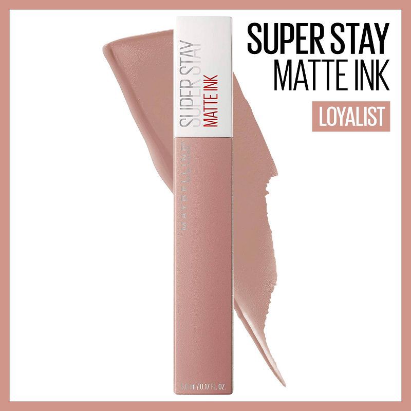 slide 2 of 7, Maybelline SuperStay Matte Ink Lip Color - 5 Loyalist - 0.17 fl oz, 0.17 fl oz