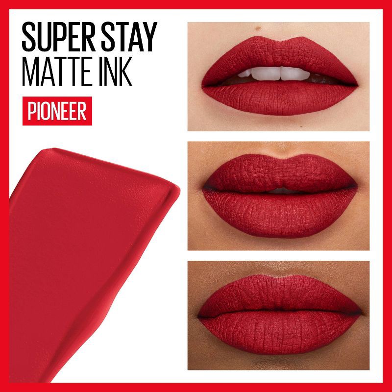 slide 3 of 7, Maybelline Super Stay Matte Ink Lip Color - 20 Pioneer - 0.17 fl oz, 0.17 fl oz