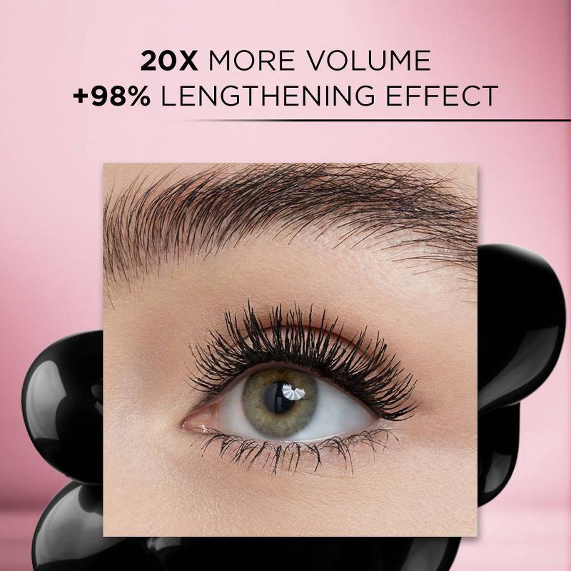 slide 4 of 8, L'Oreal Paris Voluminous Lash Paradise Mascara - Washable Black - 0.28 fl oz, 0.28 fl oz