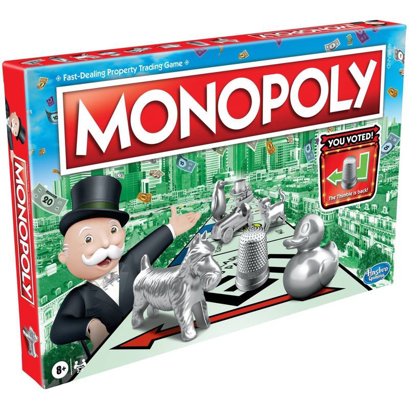 slide 4 of 9, Hasbro Monopoly Classic Board Game, 1 ct