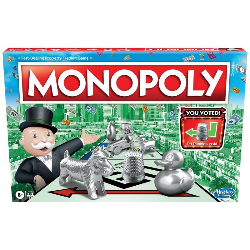 slide 1 of 9, Hasbro Monopoly Classic Board Game, 1 ct