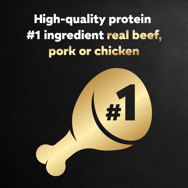 slide 2 of 10, Cesar Loaf and Topper in Sauce Chicken, Cheese, Potato, Steak, Beef and Bacon Flavor Variety Pack Small Breed Wet Dog Food - 3.5oz/24ct, 3.5 oz, 24 ct