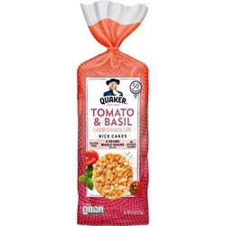 Quaker Garden Tomato & Basil Gluten Free Large Rice Cakes - 6.1oz