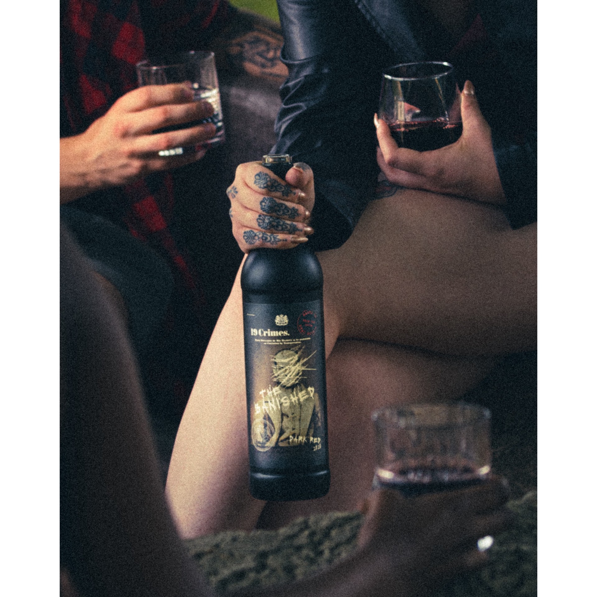slide 4 of 4, 19 Crimes The Banished Dark Red Wine - 750ml Bottle, 750 ml