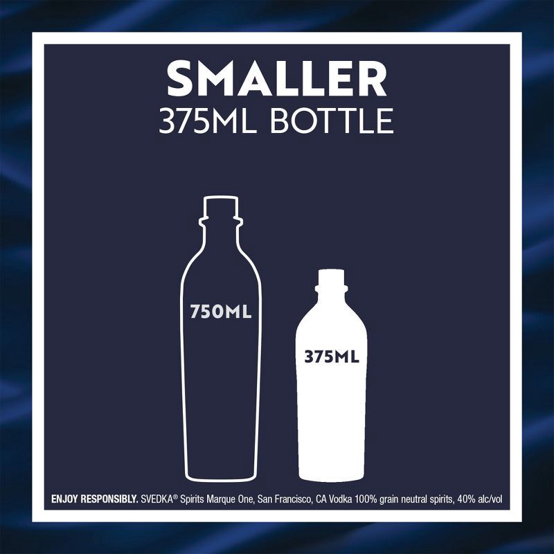 slide 6 of 7, SVEDKA Vodka - 375ml Plastic Bottle, 375 ml