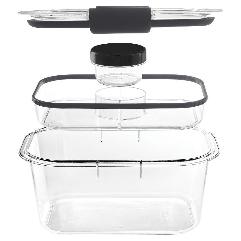  Rubbermaid Brilliance Glass Storage 4.7-Cup Food