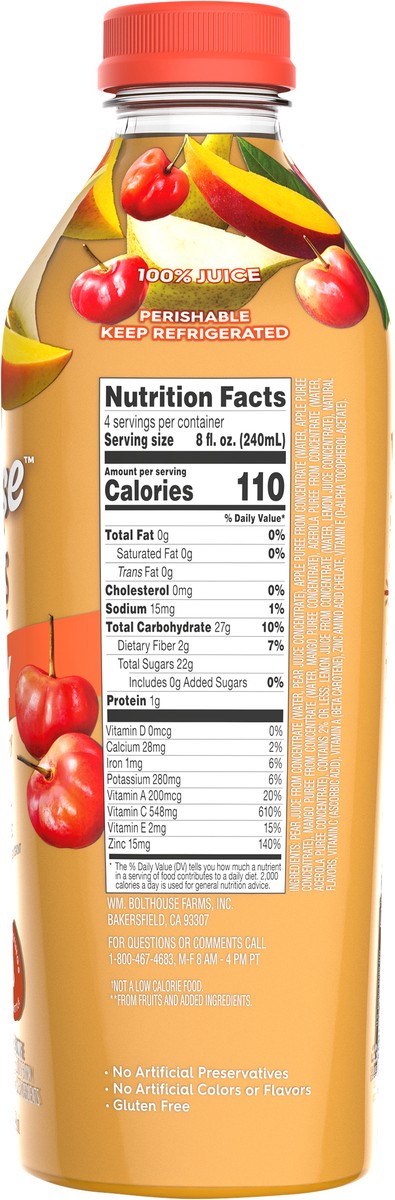 slide 2 of 13, Bolthouse Farms Immunity Smoothie, Mango Cherry C-Boost- 32 oz, 32 oz