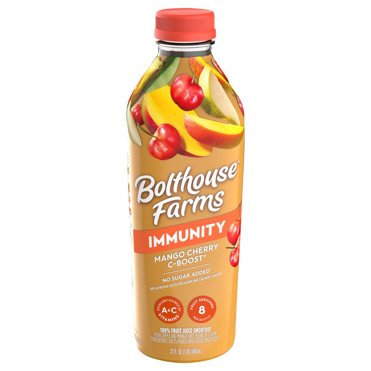 slide 3 of 13, Bolthouse Farms Immunity Smoothie, Mango Cherry C-Boost- 32 oz, 32 oz