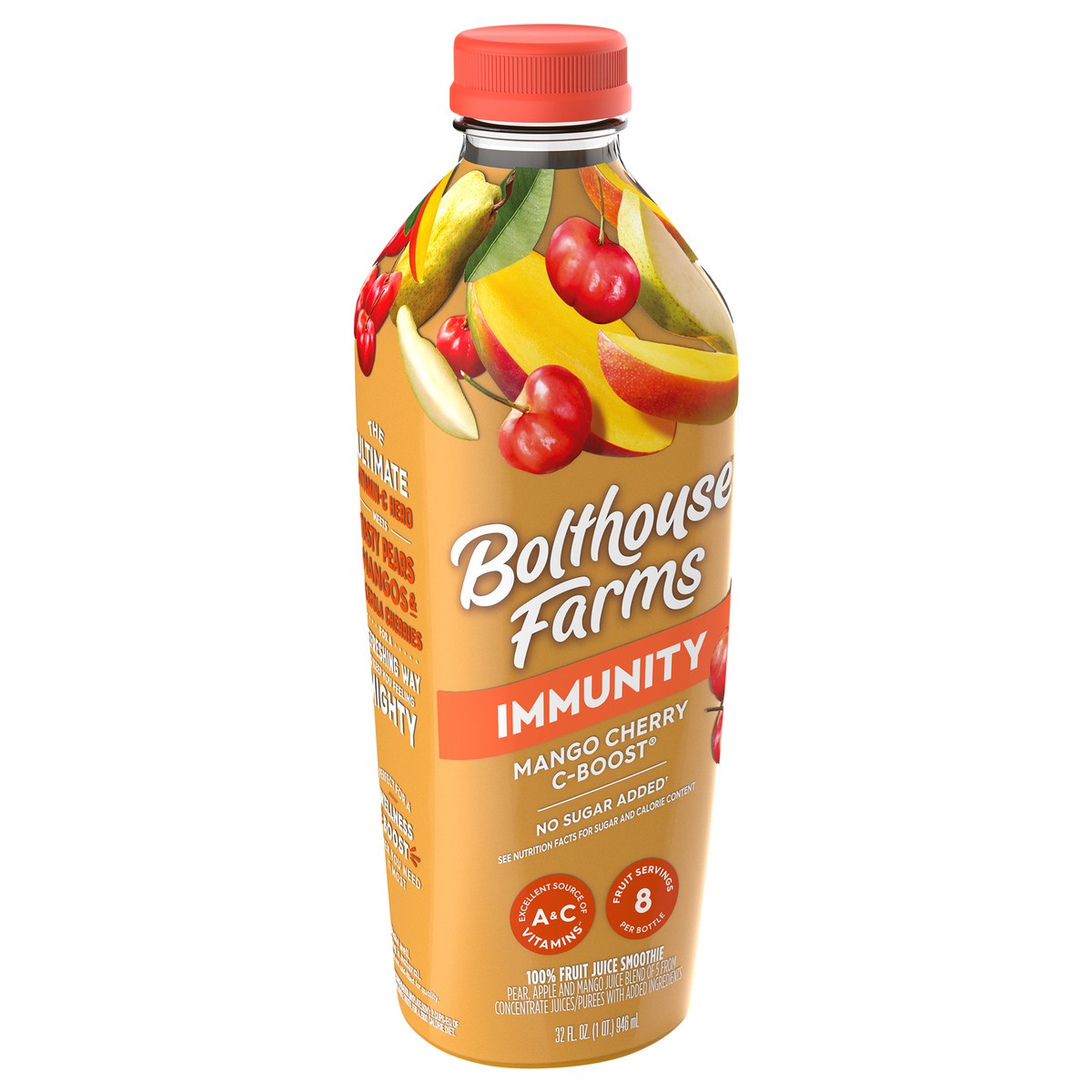 slide 4 of 13, Bolthouse Farms Immunity Smoothie, Mango Cherry C-Boost- 32 oz, 32 oz