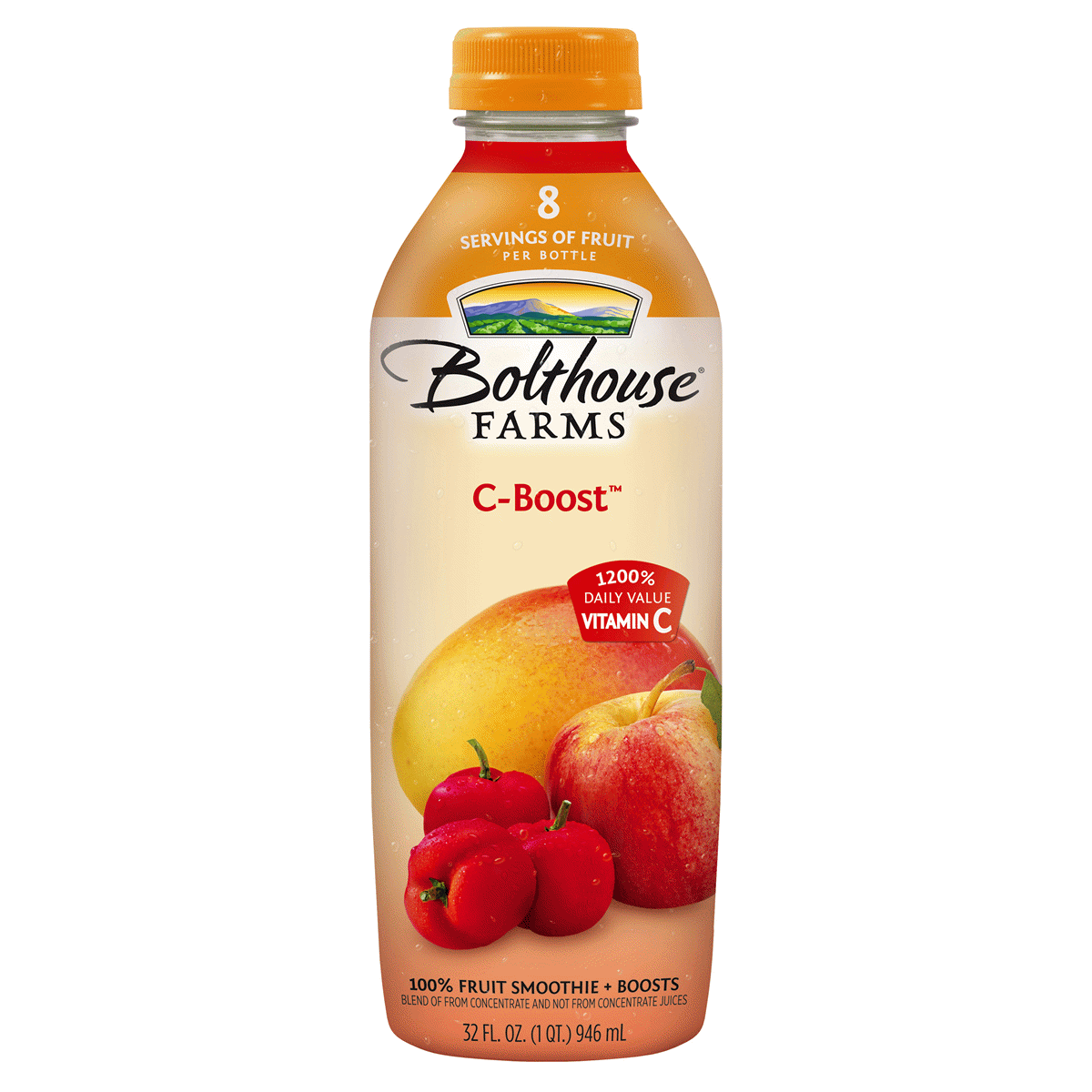 slide 1 of 1, Bolthouse Farms C-Boost Fruit Juice Smoothie, 32 oz