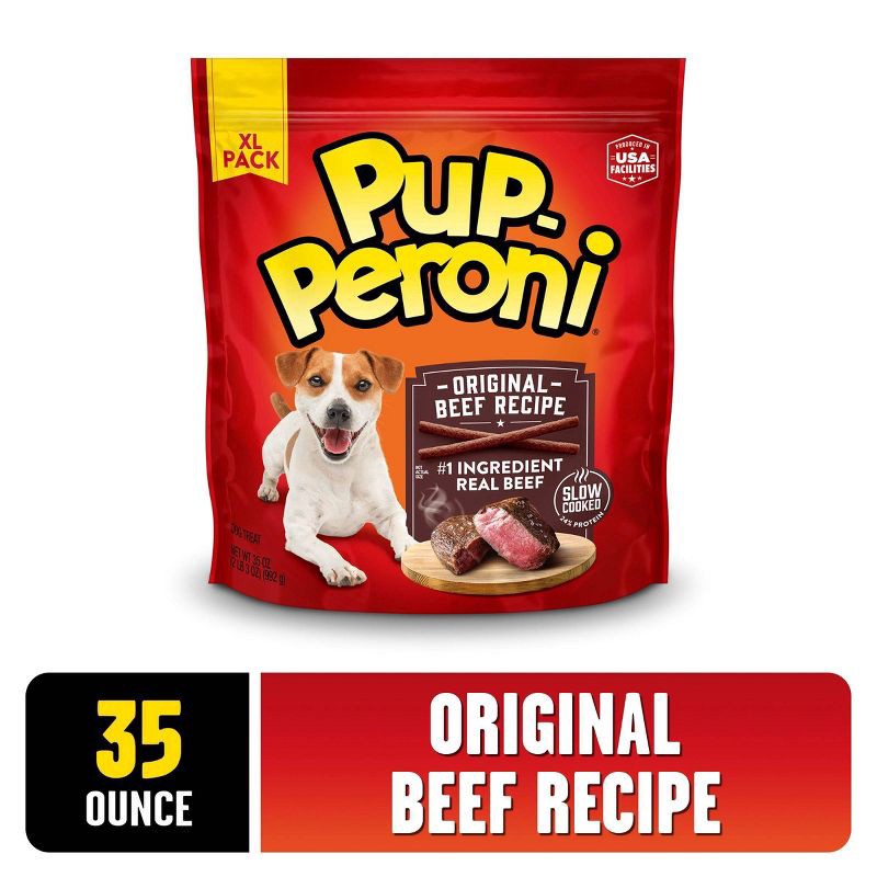 slide 3 of 7, Pup-Peroni Original Beef Recipe Chewy Dog Treats - 35oz, 35 oz