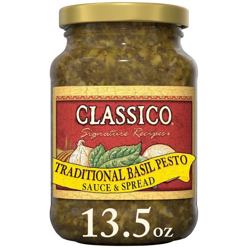 slide 1 of 9, Classico Pesto Pasta Sauce - 13.5oz, 13.5 oz