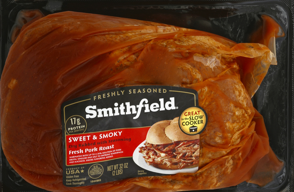 slide 1 of 1, Smithfield Sweet Smokey Roast Pork, 32 oz