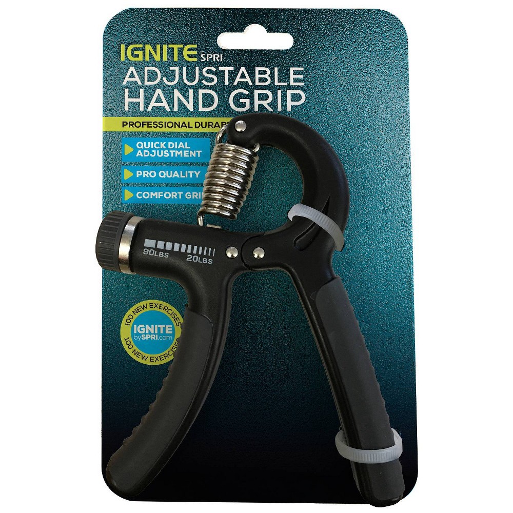 New Ignite Adjustable Hand Grip Fitness Workout Excercise 