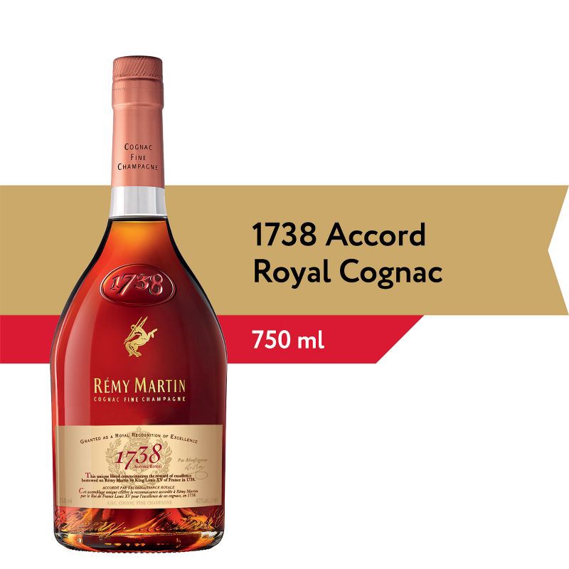 slide 16 of 20, Remy Martin 1738 Accord Royal Cognac - 750ml Bottle, 750 ml