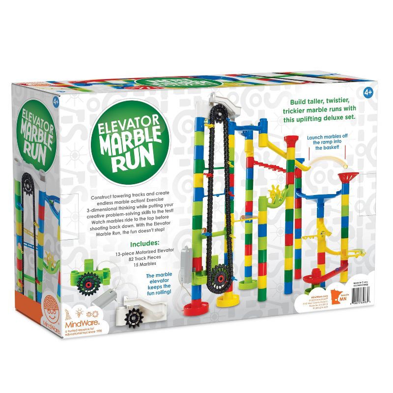 slide 2 of 3, Mindware Elevator Marble Run, 1 ct