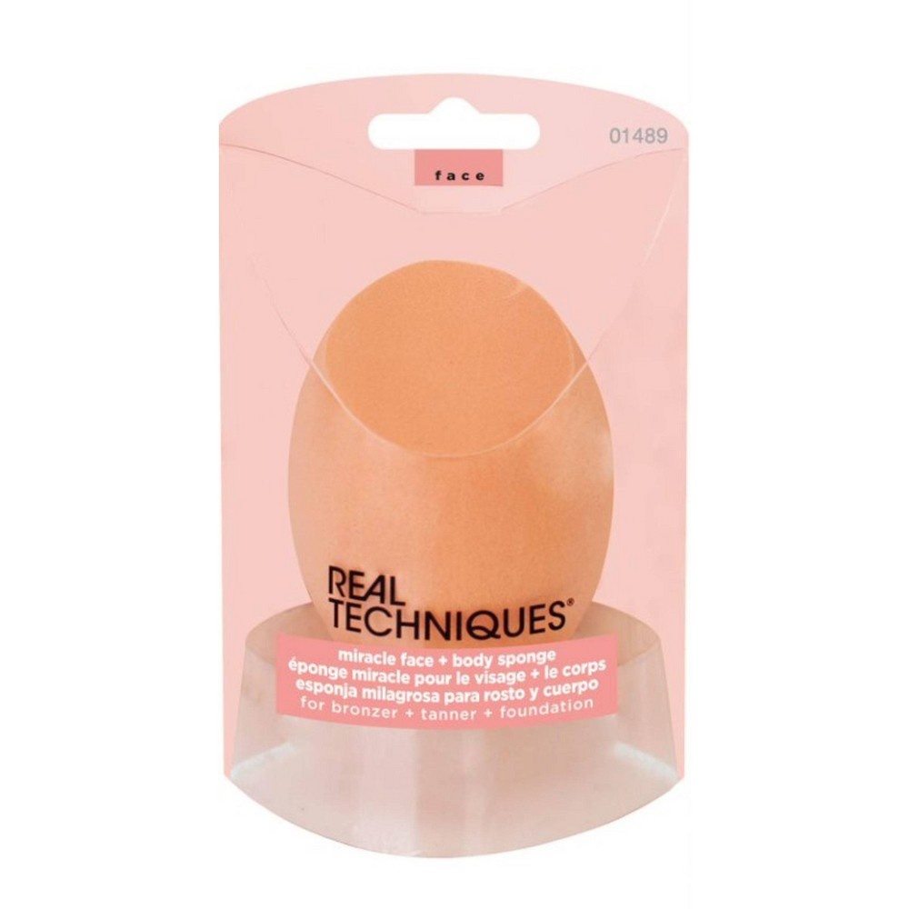 slide 6 of 7, Real Techniques Miracle Face & Body Complexion Sponge Makeup Blender, 1 ct