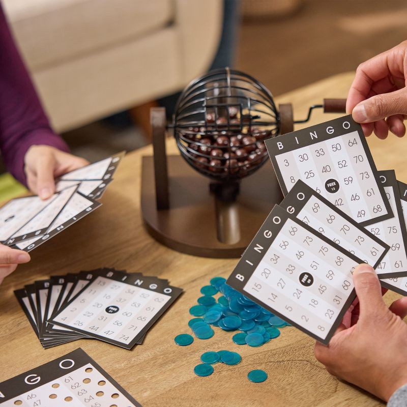 slide 5 of 9, Game Gallery Solid Wood Bingo, Styles May Vary, 1 ct