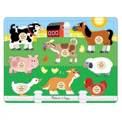 Melissa & Doug Jumbo Knob Farm 8pc