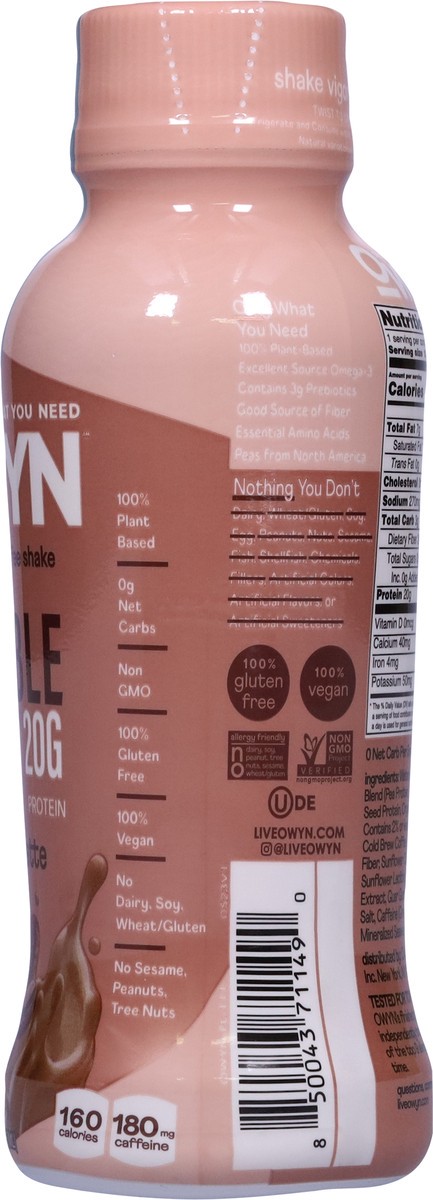 slide 6 of 14, OWYN Non-Dairy Vanilla Latte Coffee Shake 12 fl oz, 12 fl oz