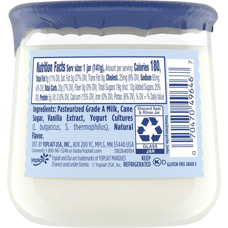 slide 4 of 12, Oui by Yoplait Vanilla Flavored French Style Yogurt - 5oz, 5 oz