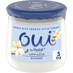 Oui by Yoplait Vanilla Flavored French Style Yogurt - 5oz