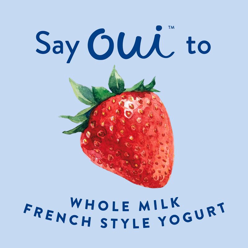 slide 3 of 8, Oui by Yoplait Strawberry Flavored French Style Yogurt - 5oz, 5 oz