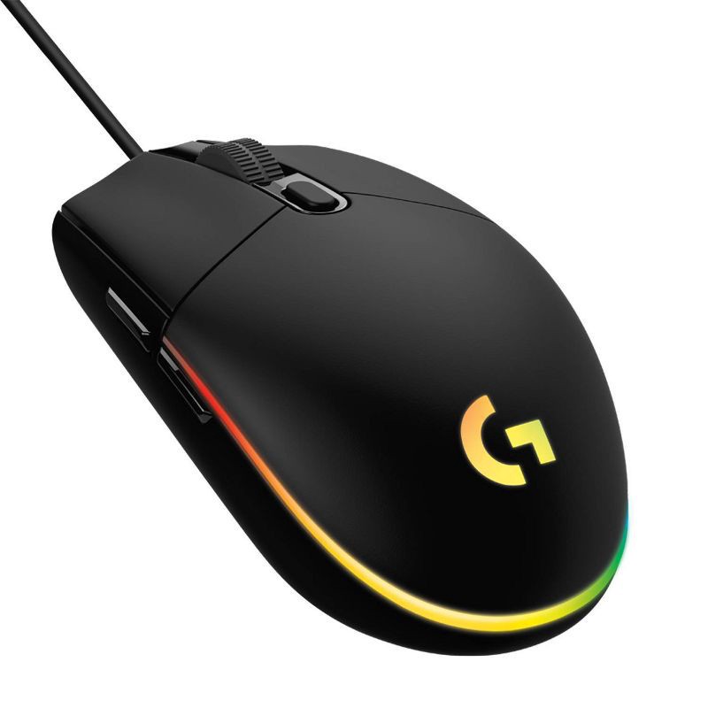 slide 1 of 1, Logitech G203 Gaming Mouse - Black, 1 ct