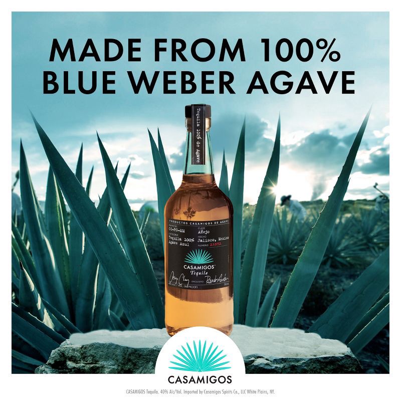 slide 5 of 8, Casamigos Anejo Tequila - 750ml Bottle, 750 ml