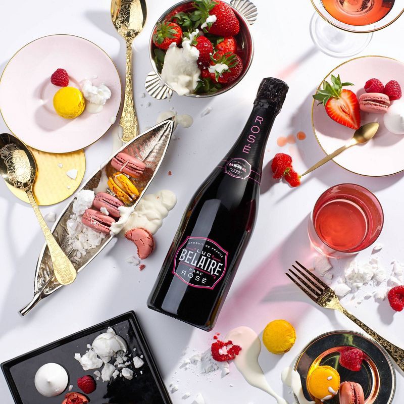 slide 4 of 6, Luc Belaire Rare Rosé Sparkling Wine - 750ml Bottle, 750 ml