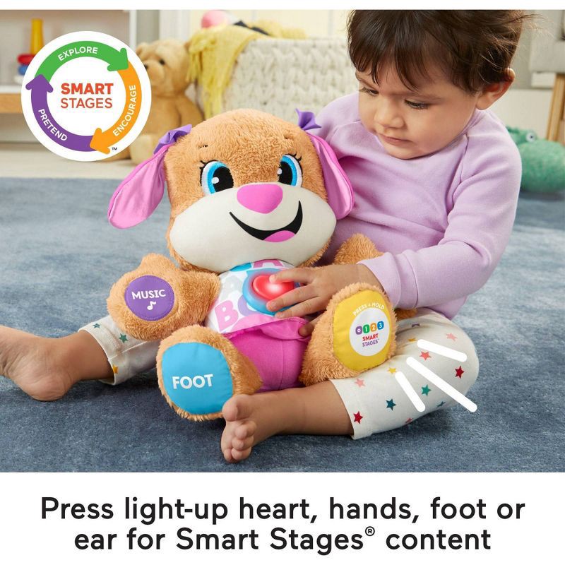 slide 3 of 6, Laugh & Learn Fisher-Price Laugh and Learn Smart Stages Puppy - Sis, 1 ct